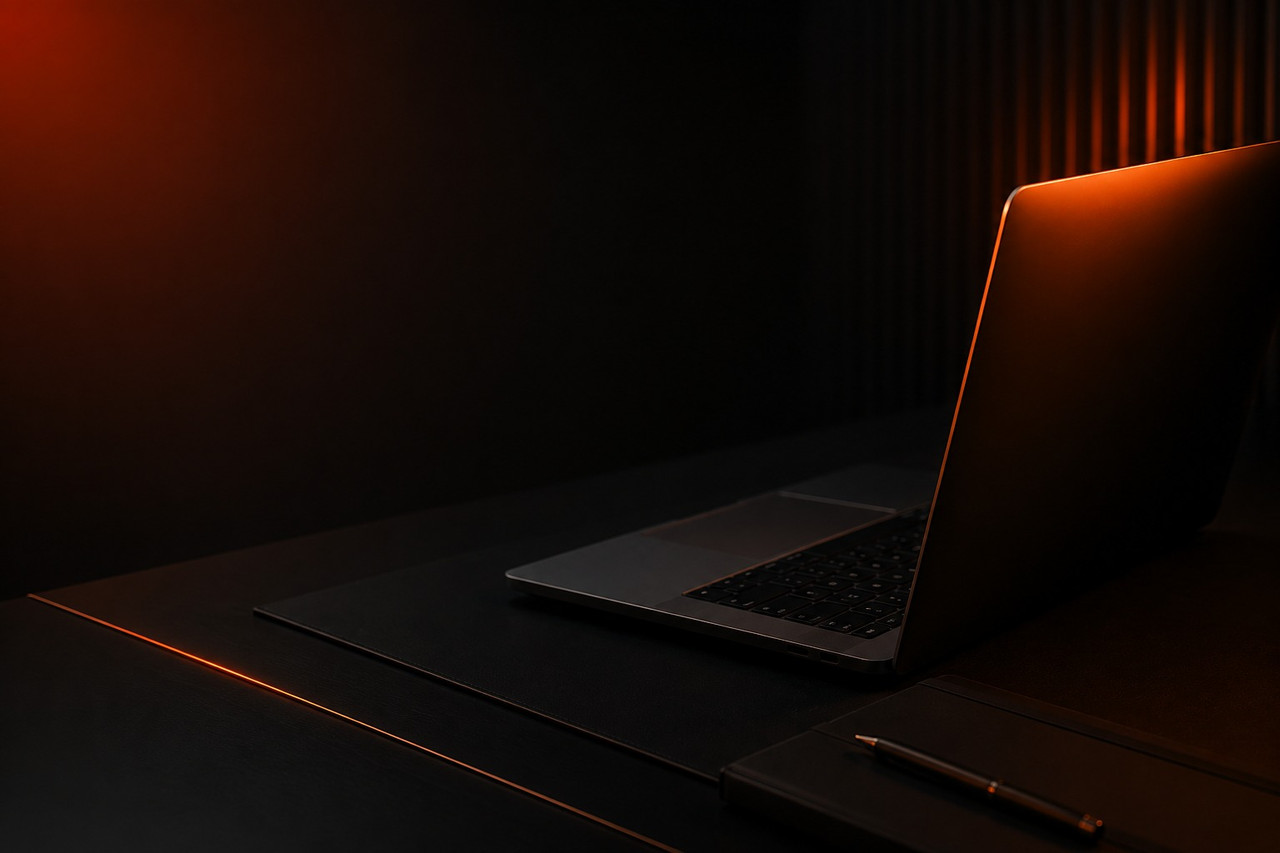 BLAPEX studio workstation running AI automation dashboards